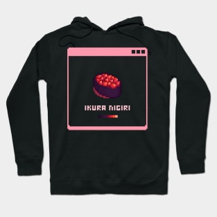 Ikura Nigiri By Kian Pixel Hoodie